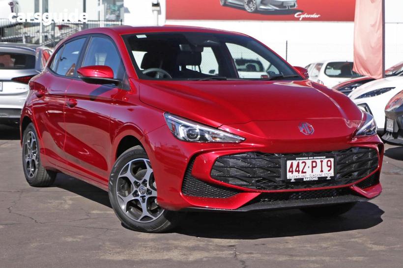 Red 2025 MG MG3 Hatchback Core