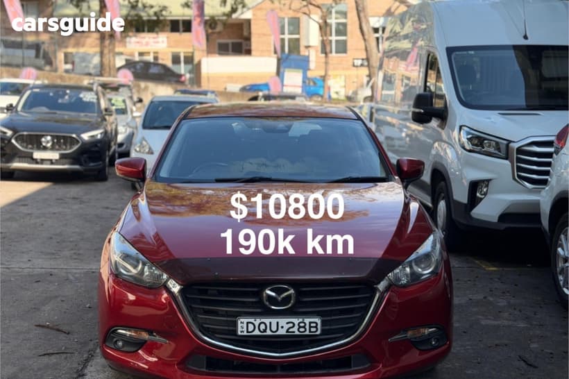 Red 2017 Mazda 3 Hatchback Maxx