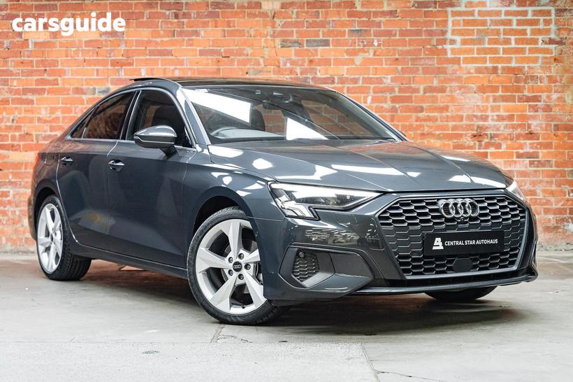 Grey 2024 Audi A3 Sedan 35 Tfsi Mhev
