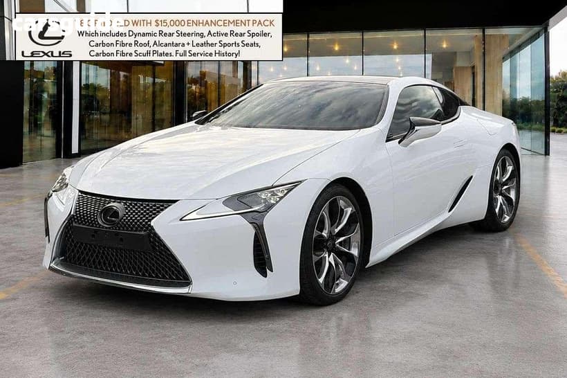 White 2019 Lexus LC500 Coupe V8