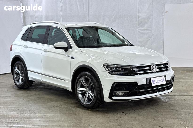 White 2019 Volkswagen Tiguan Wagon 132 Tsi R-Line Edition