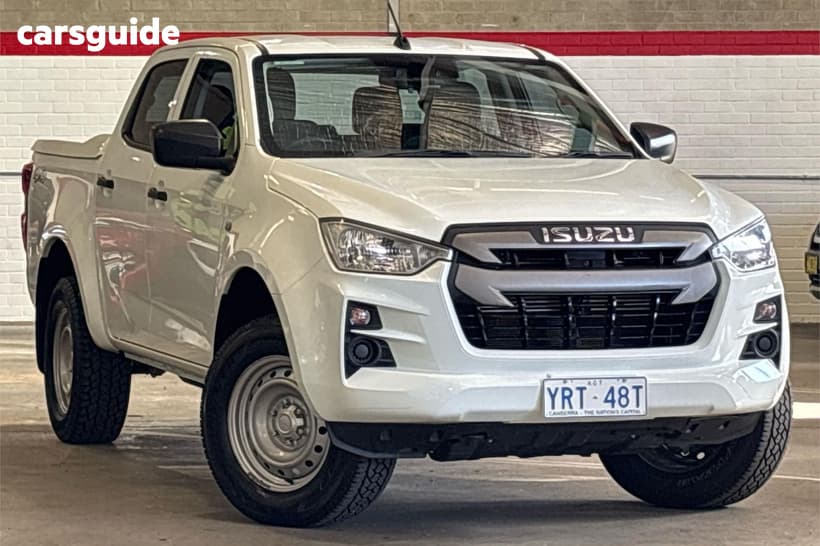 White 2020 Isuzu D-MAX Crew Cab Utility Sx (4X4)