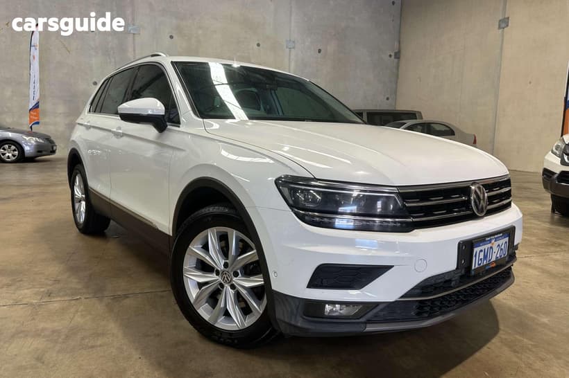 White 2017 Volkswagen Tiguan Wagon 162 Tsi Highline