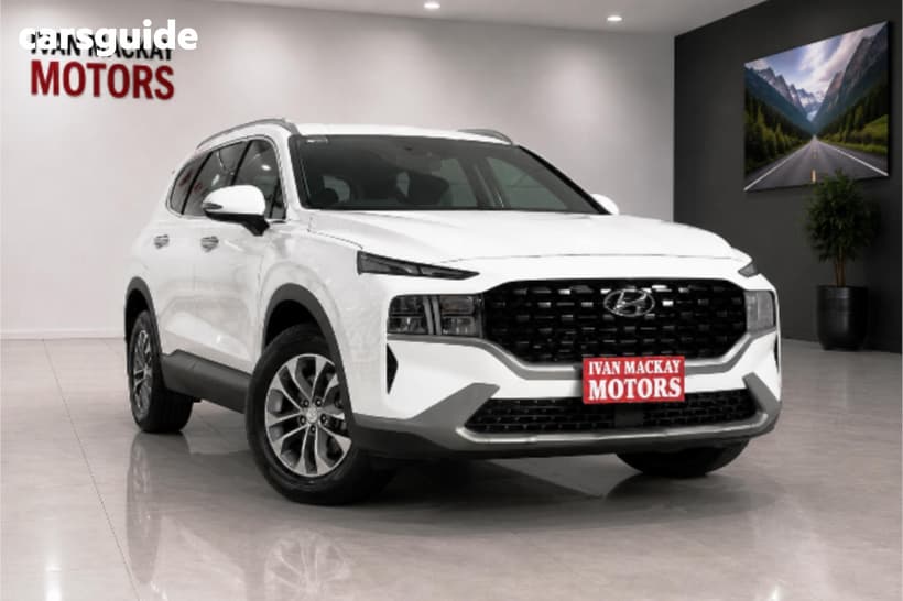 White 2022 Hyundai Santa FE Wagon Elite Mpi (2Wd)