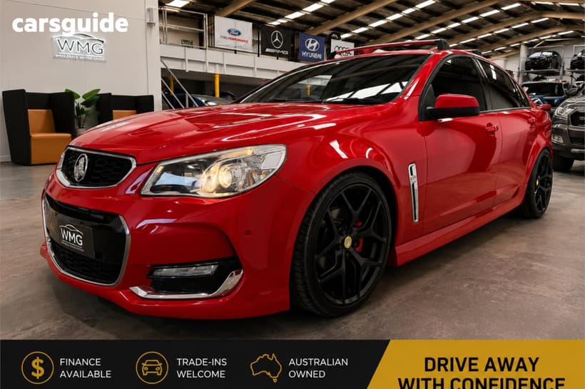 Red 2015 Holden Commodore Sedan Sv6