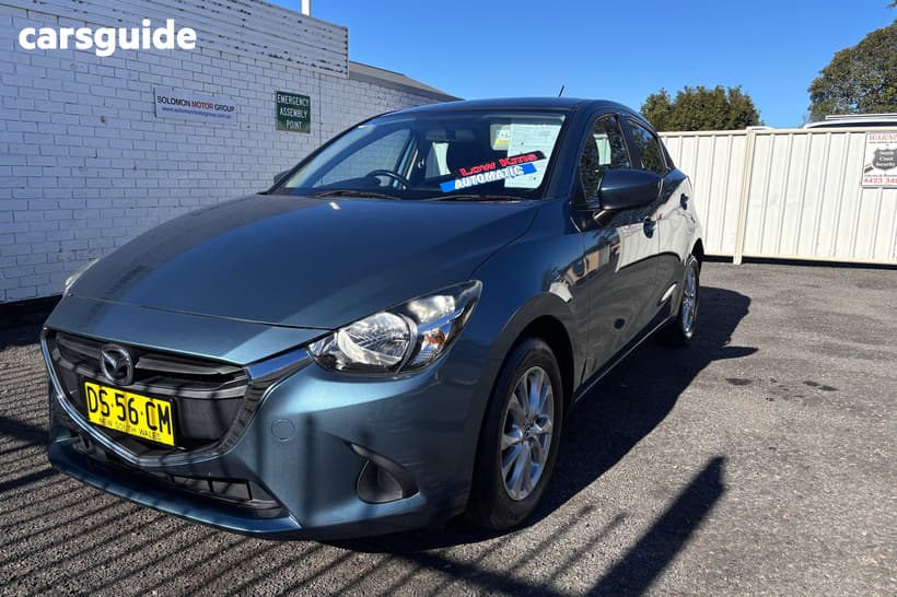 Blue 2014 Mazda 2 Hatchback Maxx