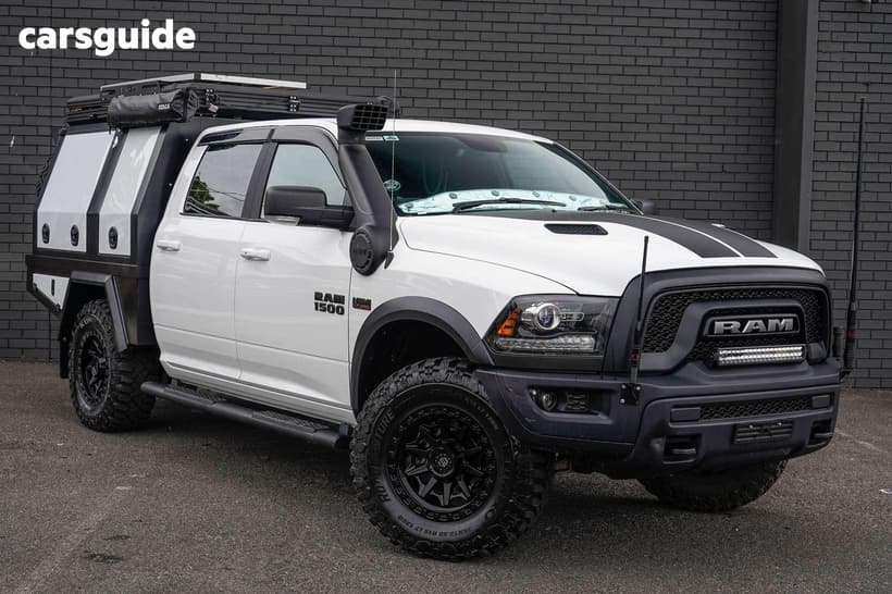 White 2022 RAM 1500 Crew Cab Utility Warlock Ii Rambox