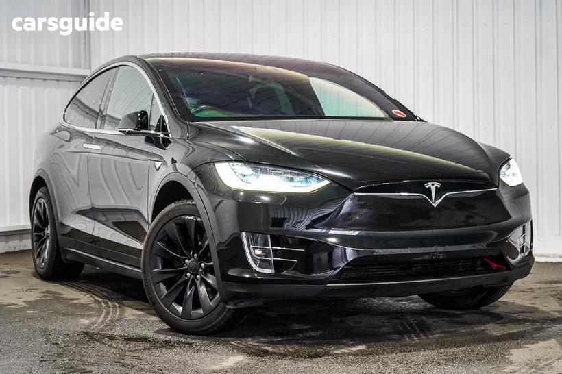 Black 2018 Tesla Model X Wagon 75D (75Xb)