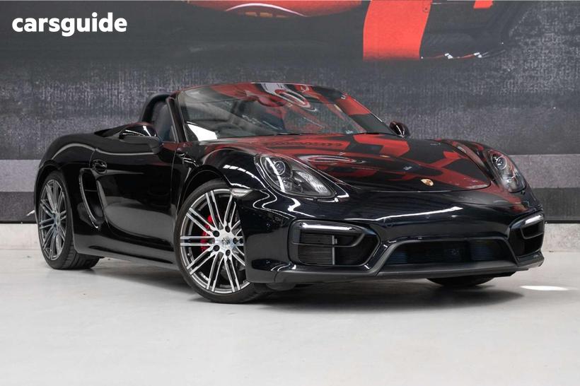 Black 2015 Porsche Boxster Roadster Gts