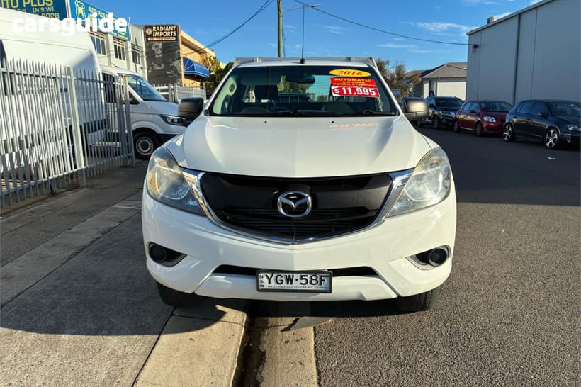 White 2016 Mazda BT-50 Cab Chassis Xt (4X2)