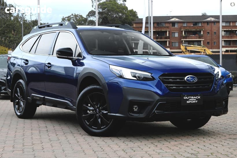 Blue 2025 Subaru Outback Wagon Awd Sport Xt