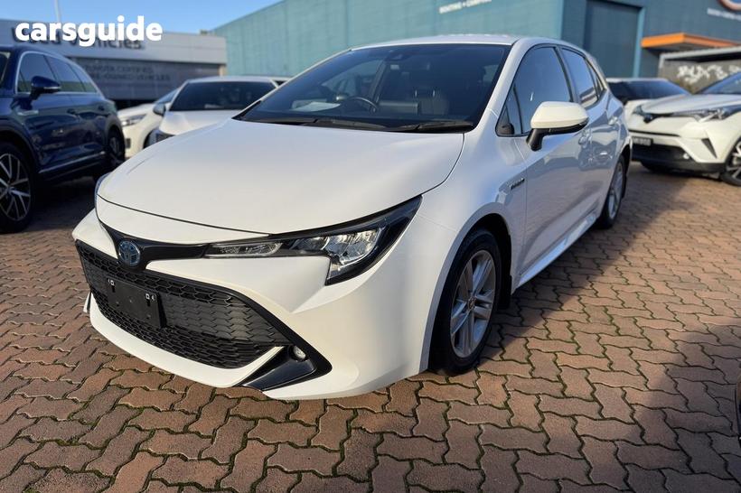 White 2019 Toyota Corolla Hatchback Sx (Hybrid)