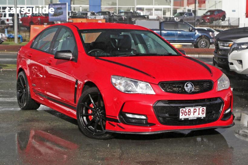 Red 2016 Holden Commodore Sedan Sv6 Black Pack