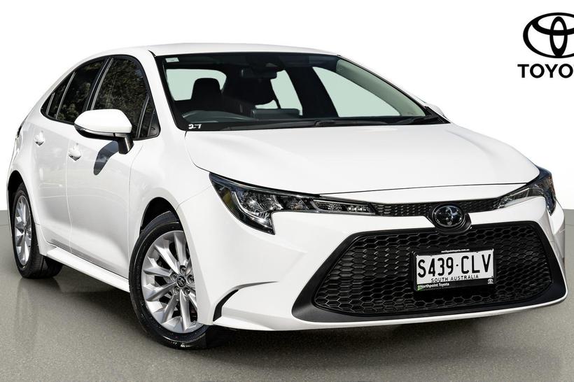 White 2021 Toyota Corolla Sedan Ascent Sport