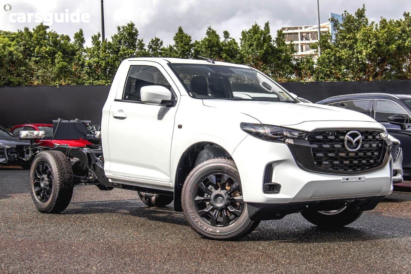 White 2026 Mazda BT-50 Freestyle Cab Chassis Xt (4X2)