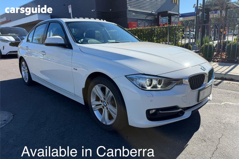 White 2013 BMW 320D Sedan