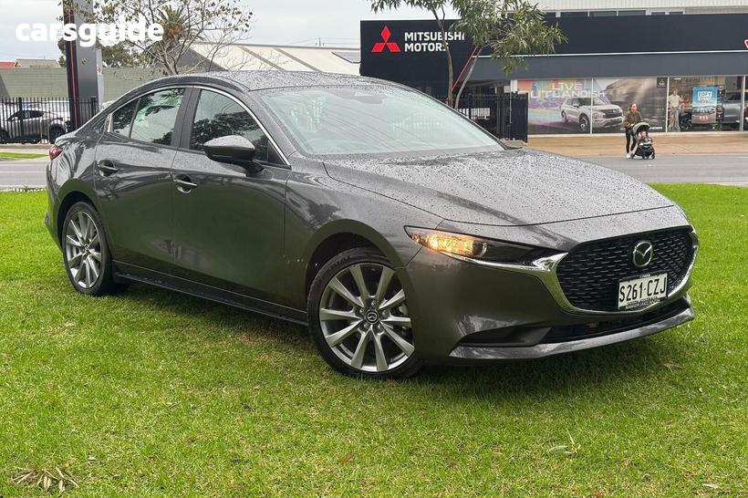 Grey 2024 Mazda 3 Sedan G20 Evolve