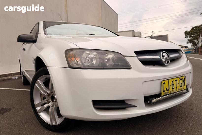 White 2010 Holden Commodore Utility Omega