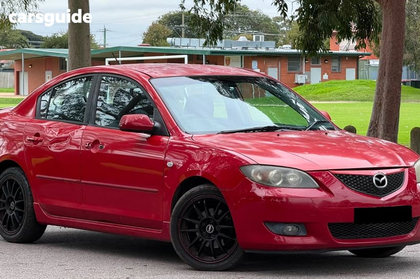 Red 2005 Mazda Mazda3 Wagon