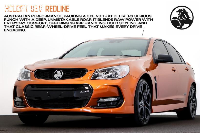 Orange 2017 Holden Commodore Sedan Ss-V Redline
