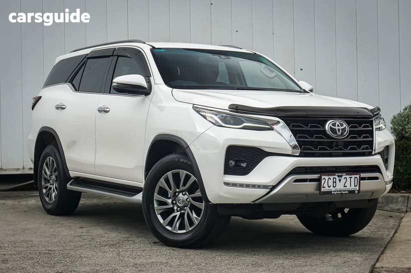 White 2025 Toyota Fortuner SUV CRUSADE