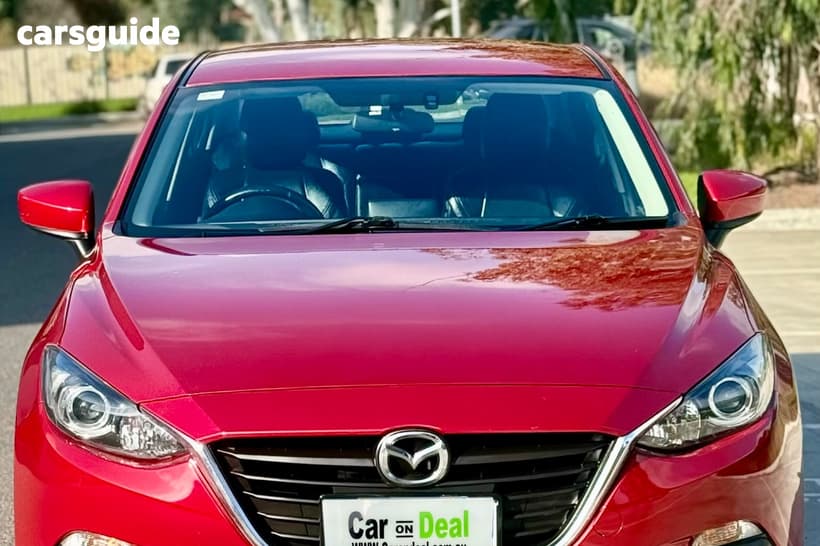 Red 2014 Mazda 3 Sedan Touring