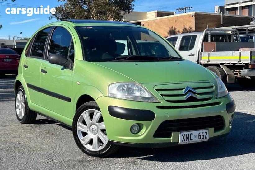 Green 2006 Citroen C3 Hatchback Sx