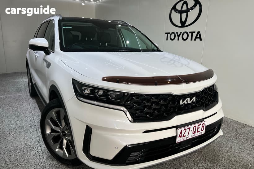 White 2022 Kia Sorento Wagon Gt-Line 7 Seat