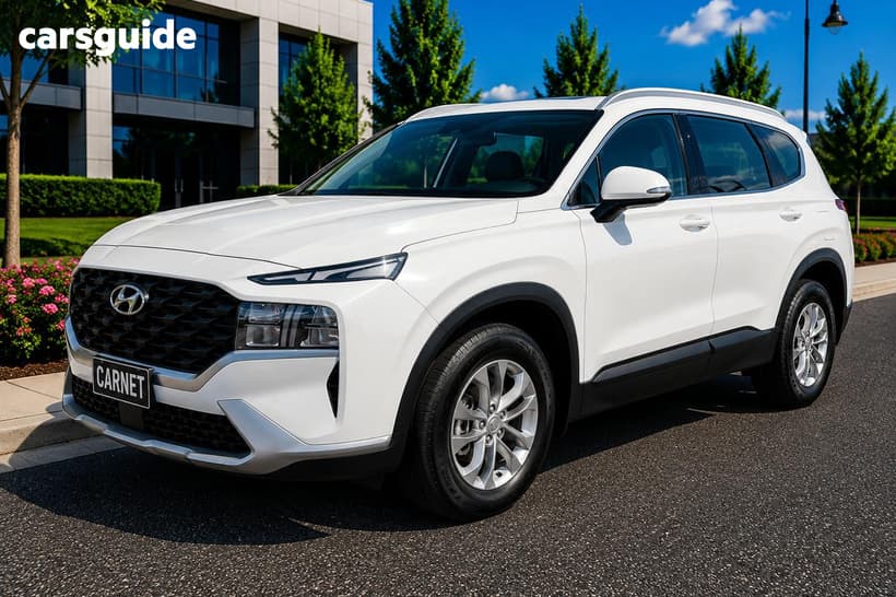White 2022 Hyundai Santa FE Wagon Mpi (2Wd)