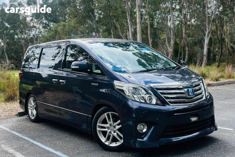 Purple 2013 Toyota Alphard Commercial HYBRID SR