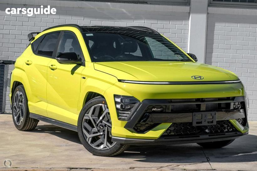 Yellow 2026 Hyundai Kona Wagon Premium N Line