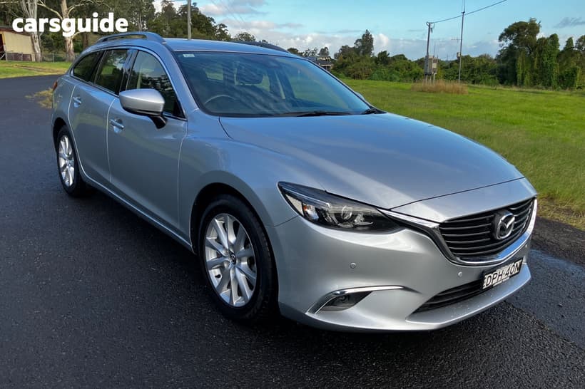 Silver 2017 Mazda 6 Wagon Touring