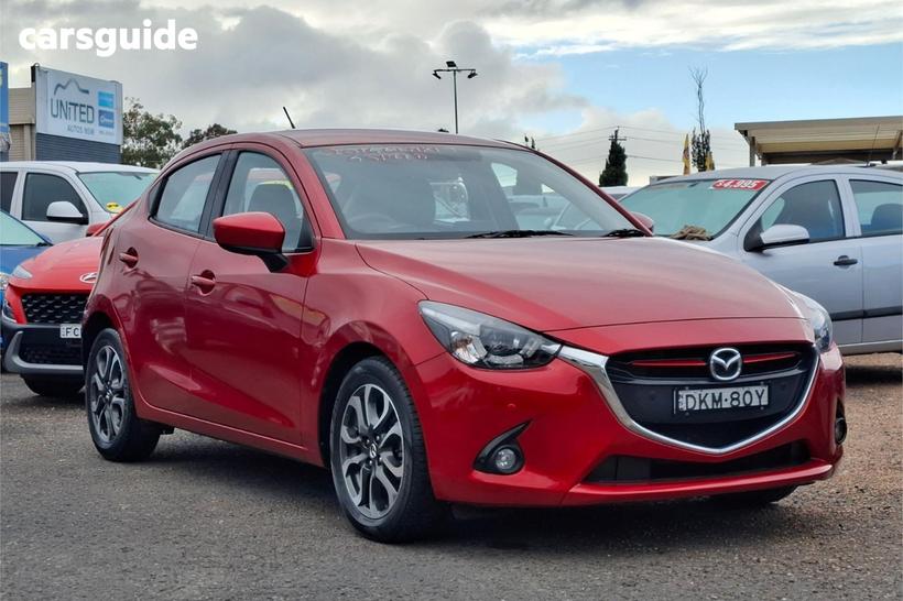 Red 2016 Mazda 2 Hatchback Genki