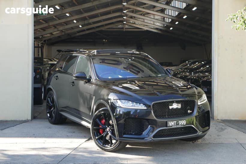 Black 2019 Jaguar F-Pace Wagon Svr (Awd) (405Kw)