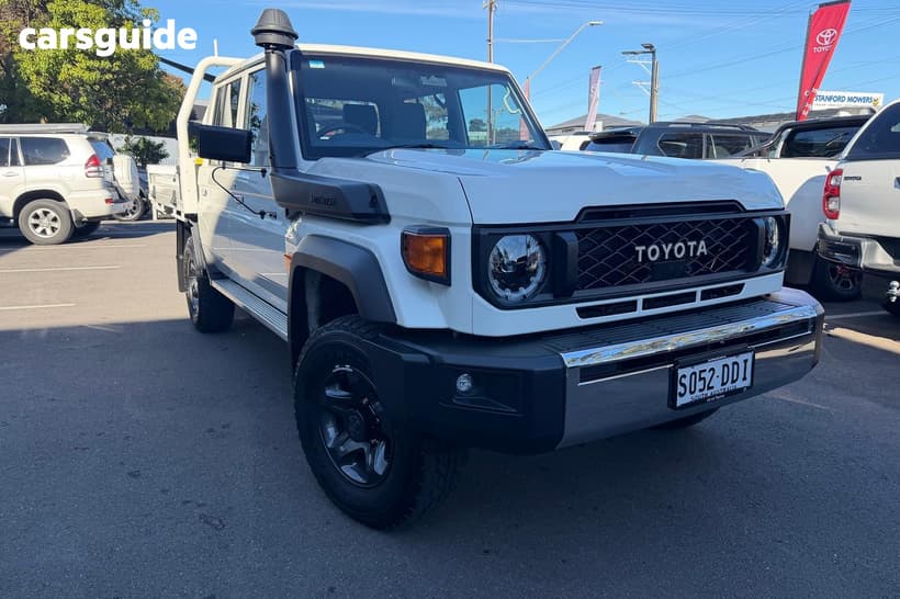 White 2024 Toyota Landcruiser Double Cab Chassis Lc79 Gxl