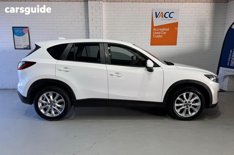 White 2014 Mazda CX-5 Wagon Grand Tourer (4X4)