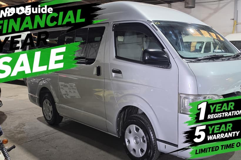 Silver 2008 Toyota HiAce Commercial DX