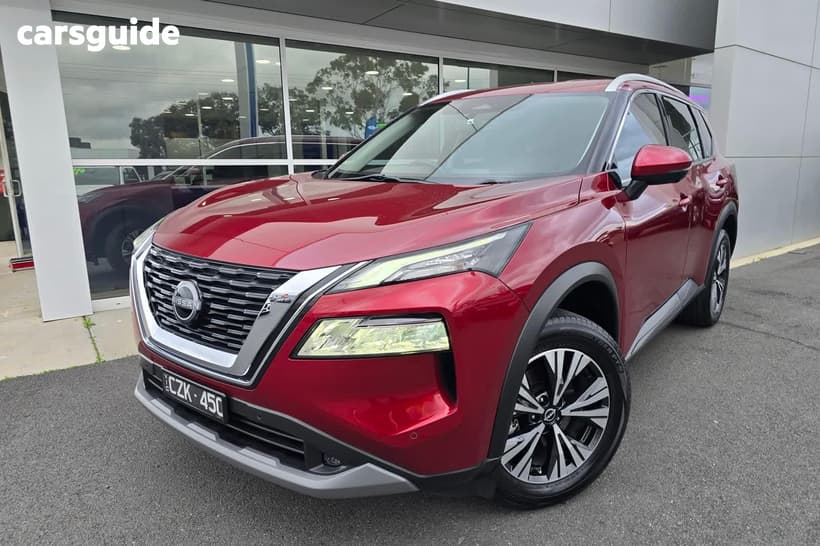 Red 2023 Nissan X-Trail Wagon St-L (4Wd) 7 Seat