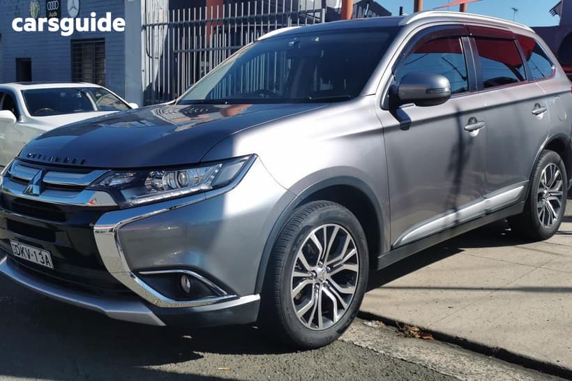 Grey 2016 Mitsubishi Outlander Wagon Ls (4X2)