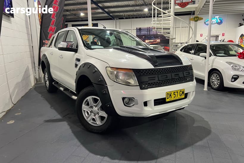 White 2014 Ford Ranger Dual Cab Utility Xlt 3.2 (4X4)