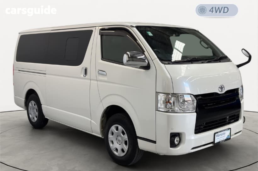 White 2014 Toyota HiAce Commercial LONG SUPER GL 4WD