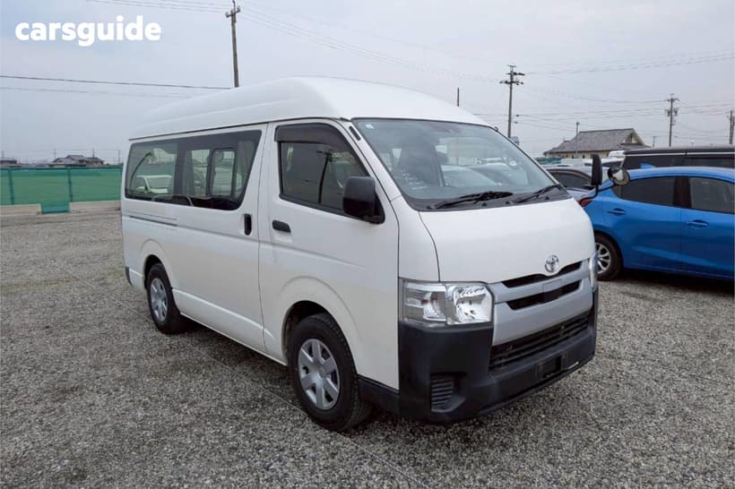 White 2018 Toyota HiAce Commercial LONG DX