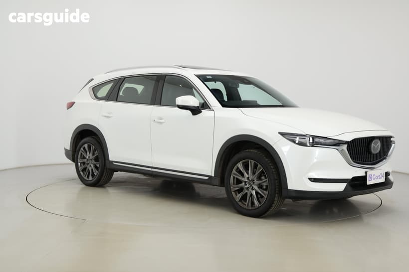 White 2022 Mazda CX-8 Wagon Gt (Fwd)