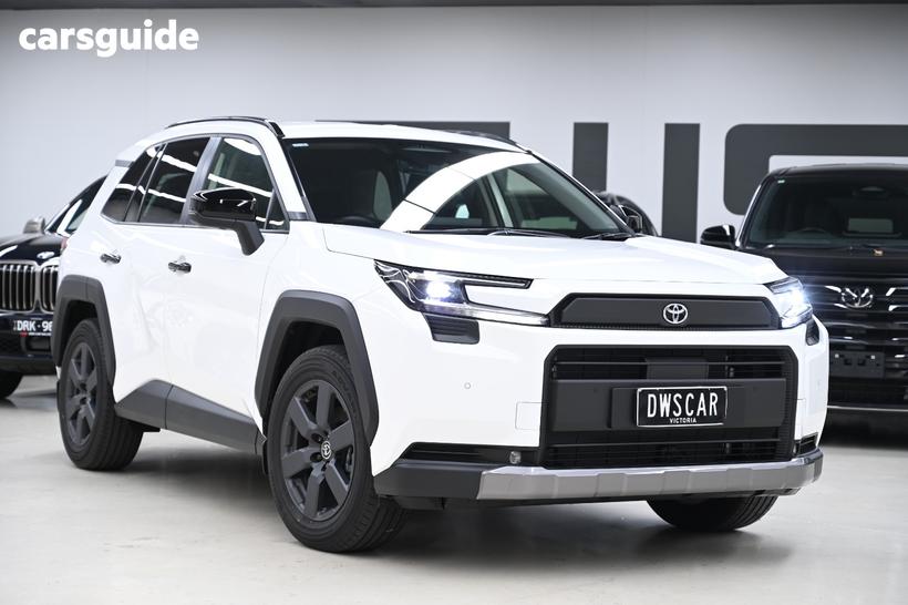 White 2026 Toyota RAV4 Wagon Edge (Awd) Hev