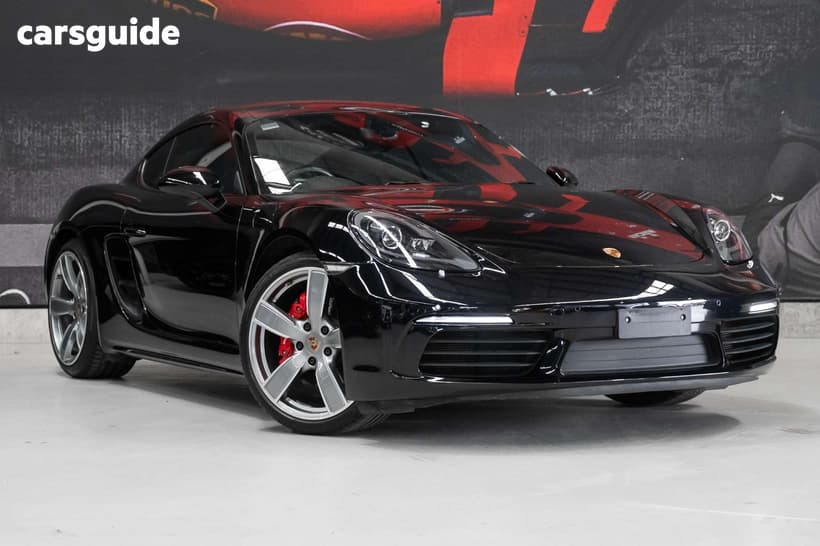 Black 2017 Porsche 718 Coupe Cayman S