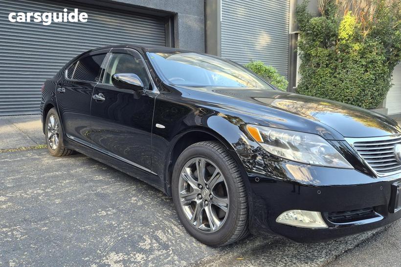 Black 2007 Lexus LS Sedan LS600HL