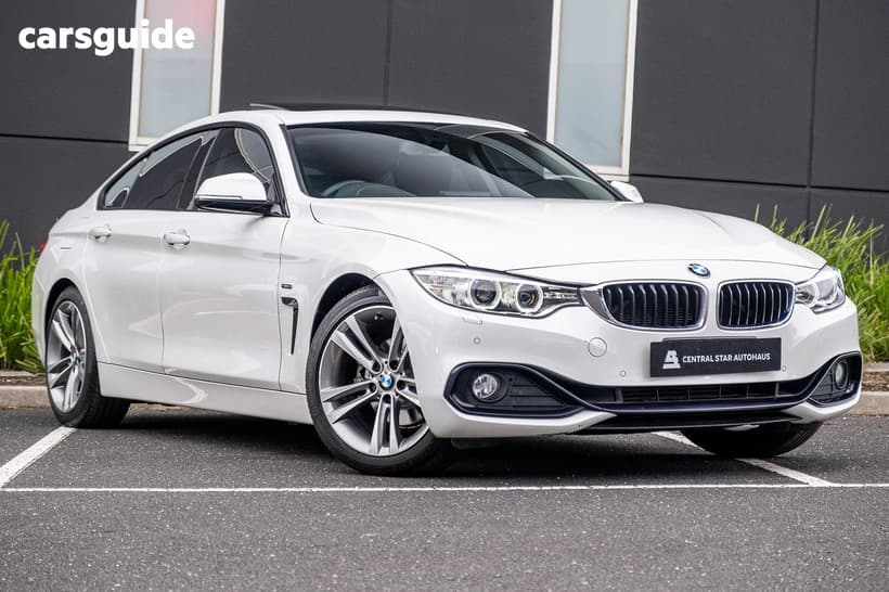 White 2014 BMW 420I Coupe Gran Coupe Sport Line