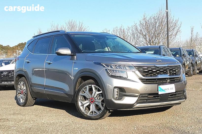Grey 2019 Kia Seltos Wagon Gt Line (Awd)