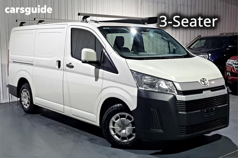 White 2020 Toyota HiAce Van Lwb