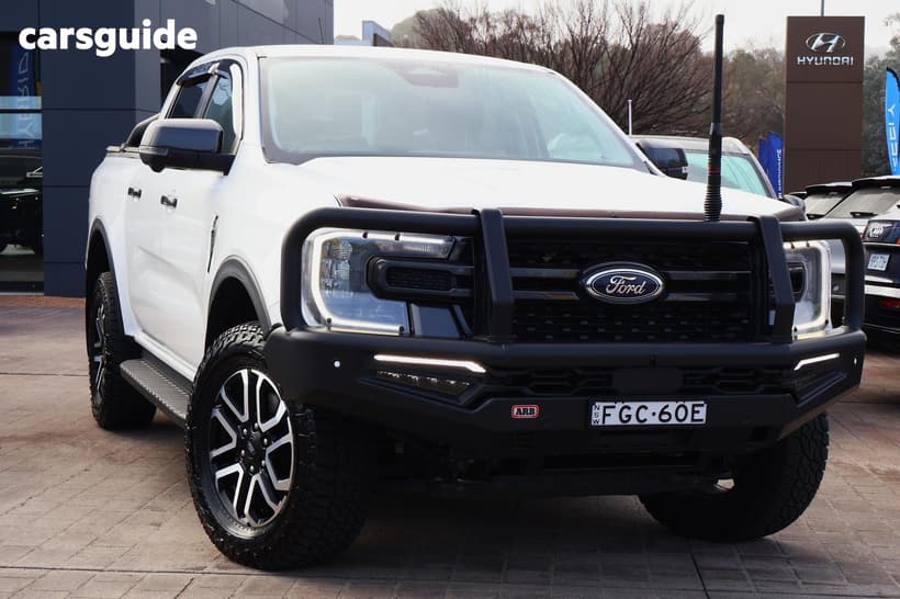 White 2023 Ford Ranger Double Cab Pick Up Sport 2.0 (4X4)